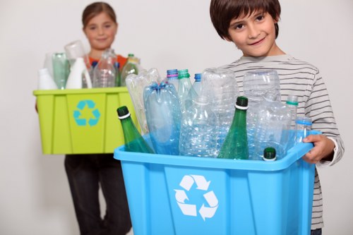 Professionals managing builders waste clearance